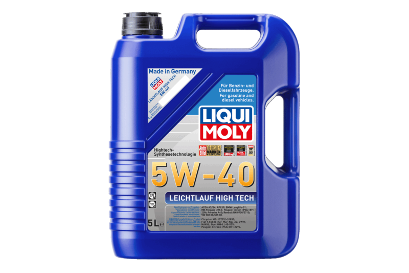 LIQUI MOLY Leichtlauf High Tech 5W-40 - Huile Moteur Synthétique Haut de Gamme — image 1
