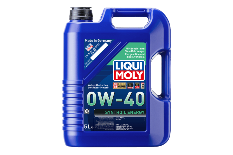 Huile Moteur Liqui Moly Synthoil Energy 0W-40 - 5L — image 1