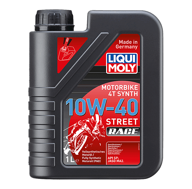 Huile Moteur LIQUI MOLY Motorbike 4T Synth 10W-40 Street Race — image 1